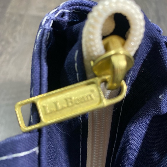 LL BEAN Rare Vintage 80s Micro Mini Boat and Tote Canvas Bag - Picture 9 of 9